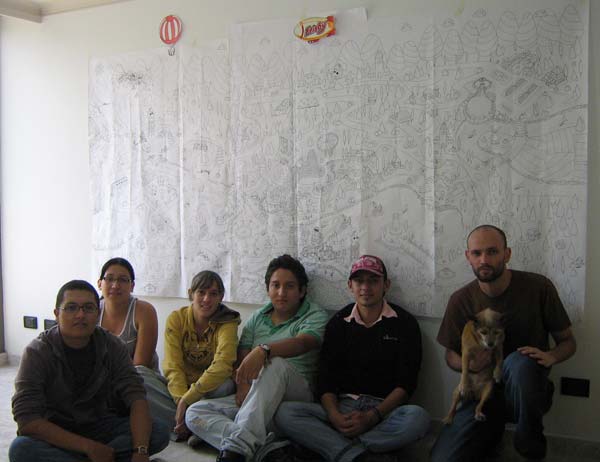 Parte del equipo de CortesMedia Agencia que diseñó el website de Frisby SA