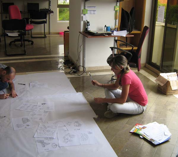Creando las platillas del diseño del sitio web de Frisby SA