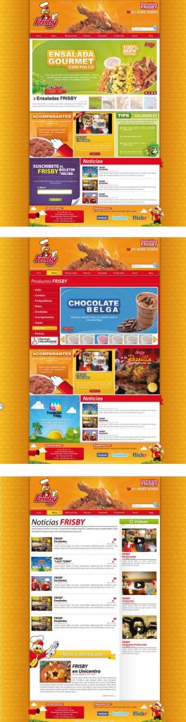 diseño de páginas web pereira frisby