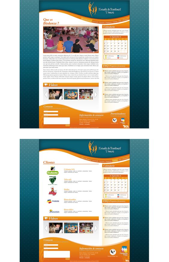Escuela de Biodanza página web