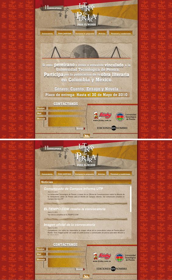 letras pereira diseño de páginas web pereira