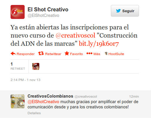 Taller de ADN de marca. El shot Creativo