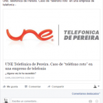 Para que le presten atención en UNE 1