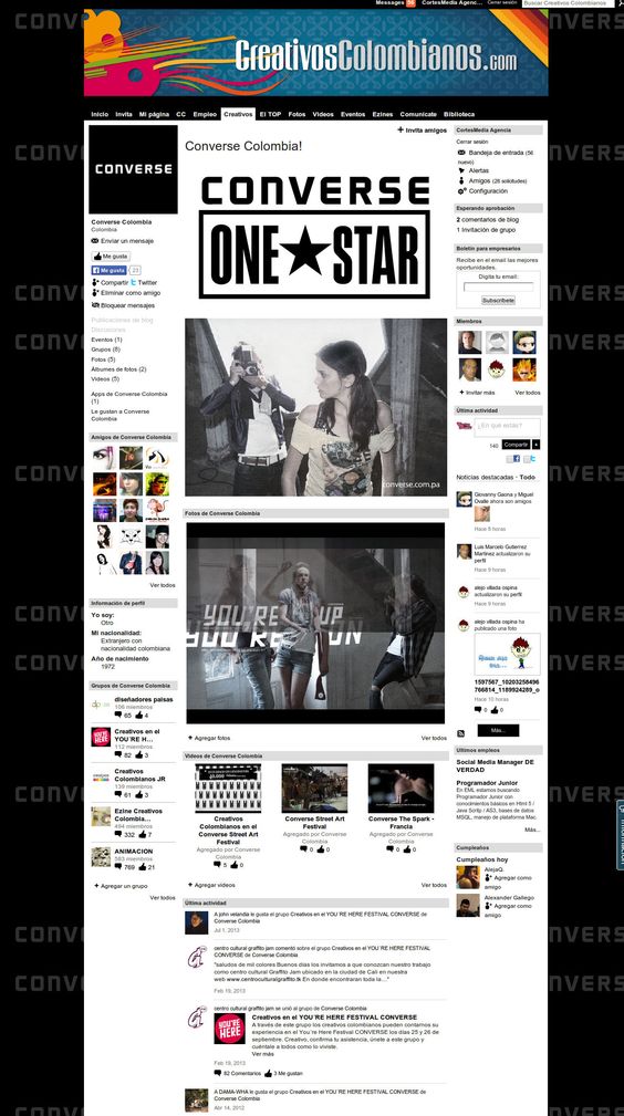 converse colombia diseño de páginas web pereira
