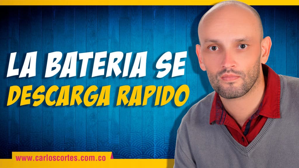 Bateria del celular se descarga rfapido