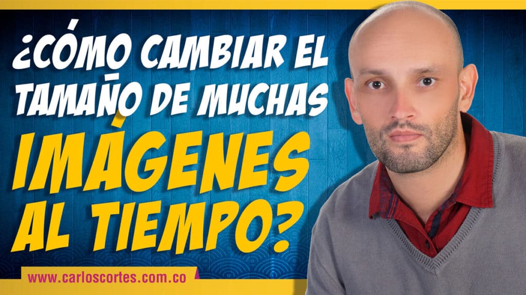 ¿Cómo cambiar el tamaño de varias imágenes a la vez en Photoshop?