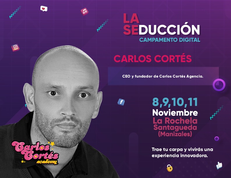 Campamento digital en Manizales con Carlos Cortés