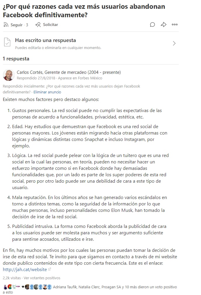 Cómo aparecer en Forbes México mediante Quora