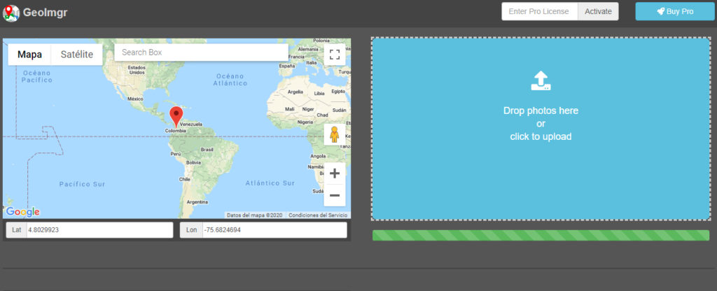 geoetiquetar imágenes con geoimgr
