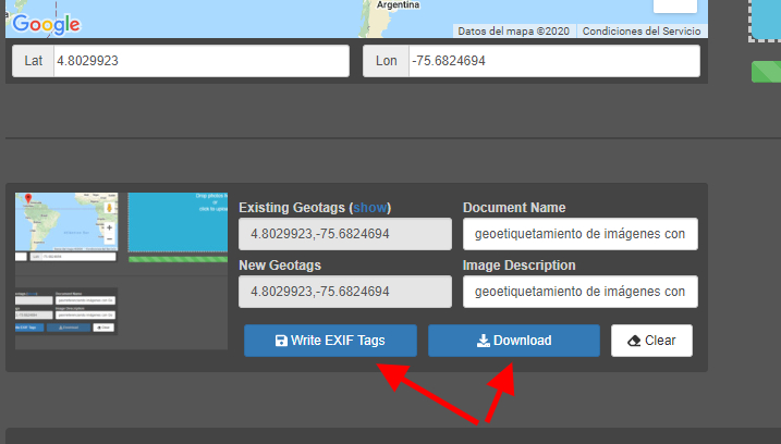 geoetiquetar fotos con geoimgr