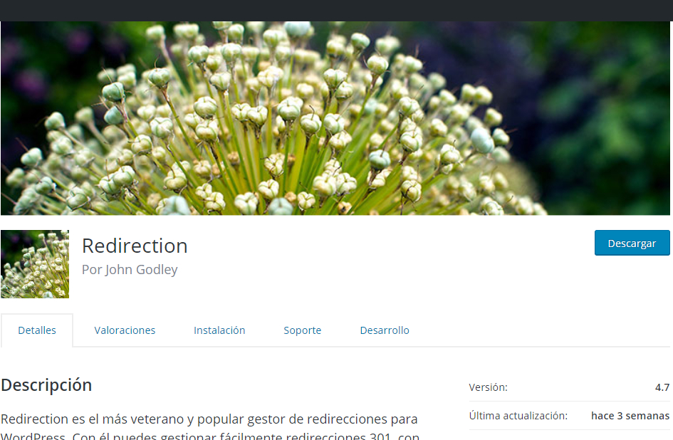 Redirection plugin wordpress john godley