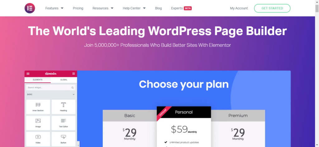 Elementor WordPress Page Builder Carlos Cortés
