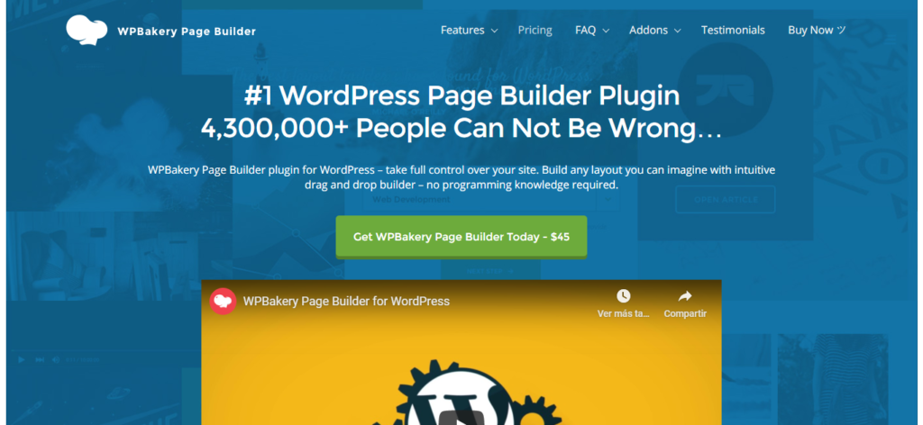 como usar wpbakery page builder Carlos Cortés