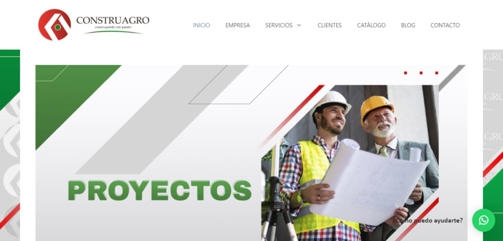 Diseño webste para Construagro SAS