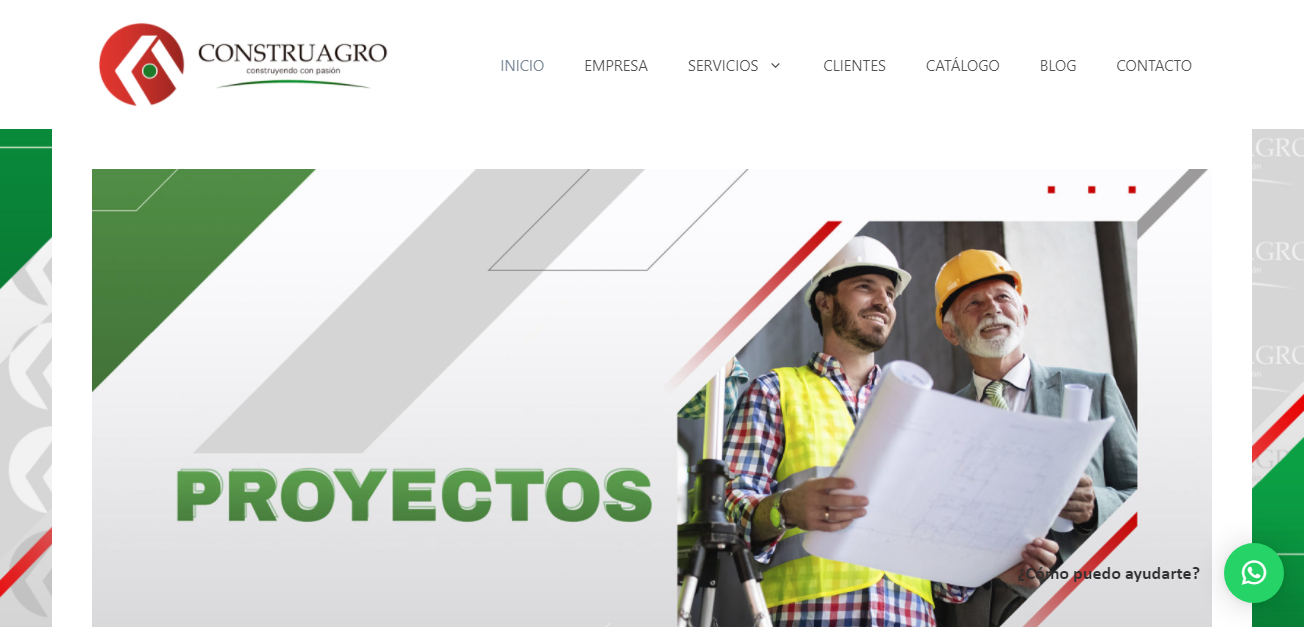 Diseño webste para Construagro SAS