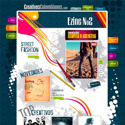diseño de páginas web creativos colombianos