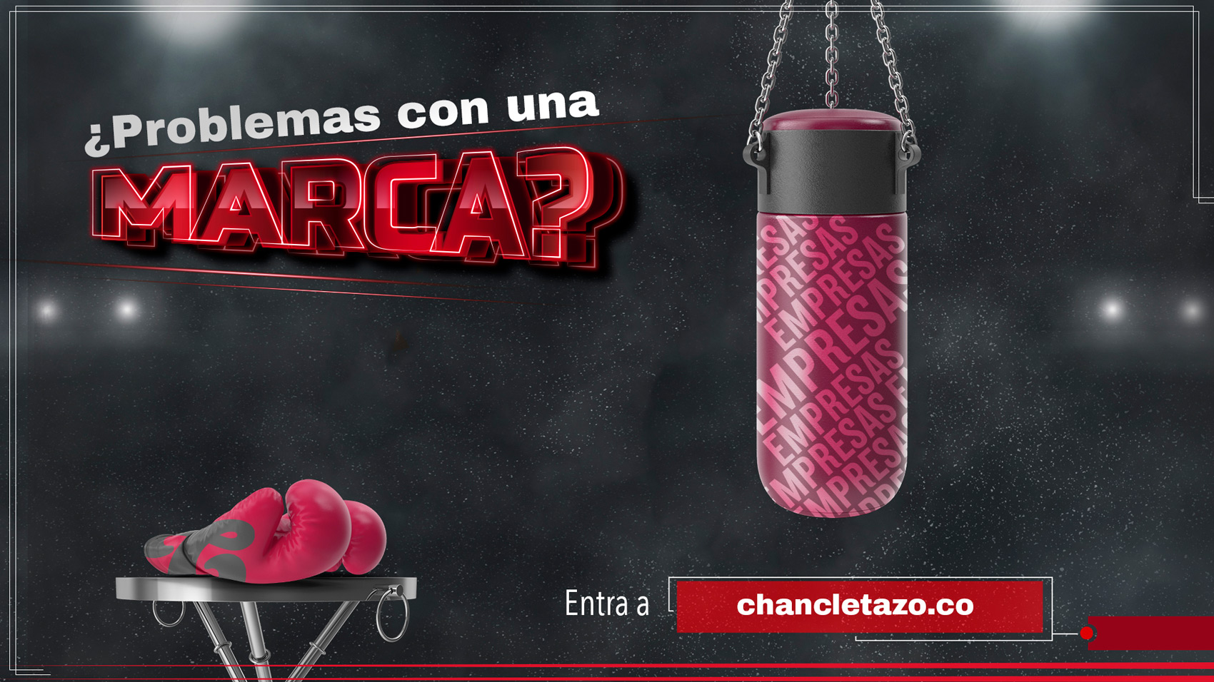 Diseño de piezas publicitarias para Chancletazo