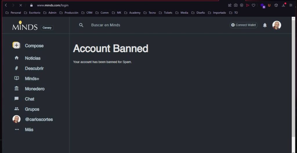 Minds.com no es inmune a la censura