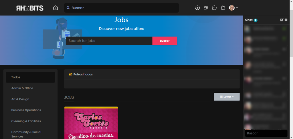 La plataforma de empleo de la red social Rhabits
