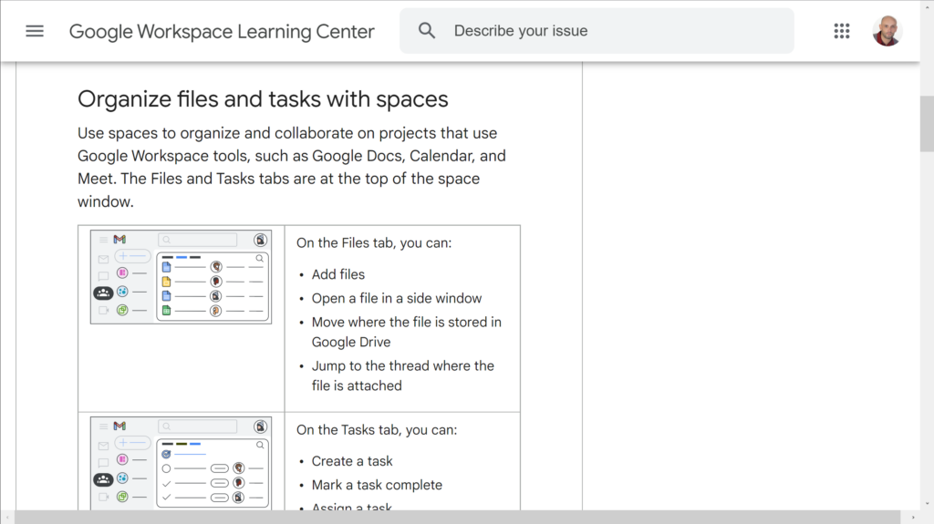 Para qué sirve Google Spaces