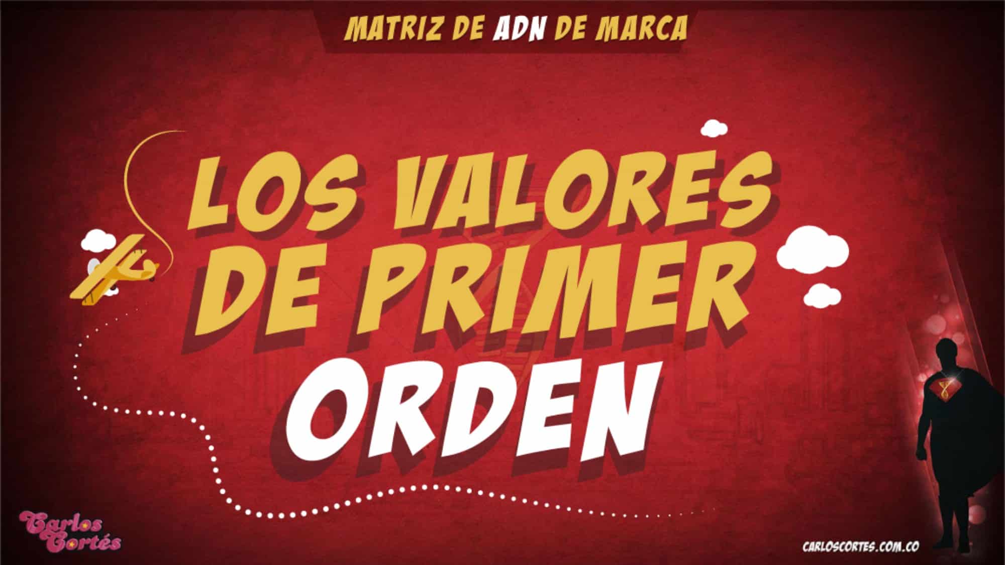 ¿Qué son los valores de primer orden?