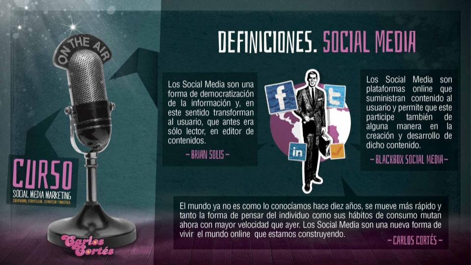 Subescenario social media del marketing digital