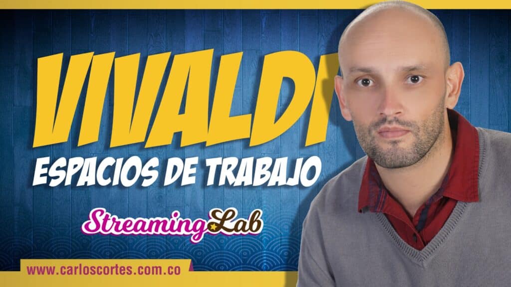 Espacios de trabajo de Vivaldi Browser