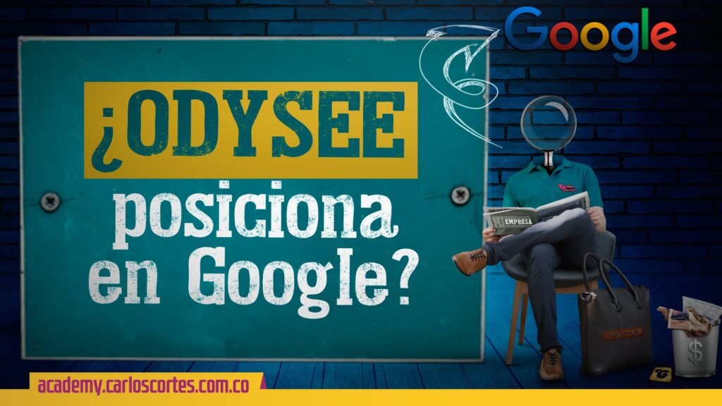 Odysee sí posiciona en Google