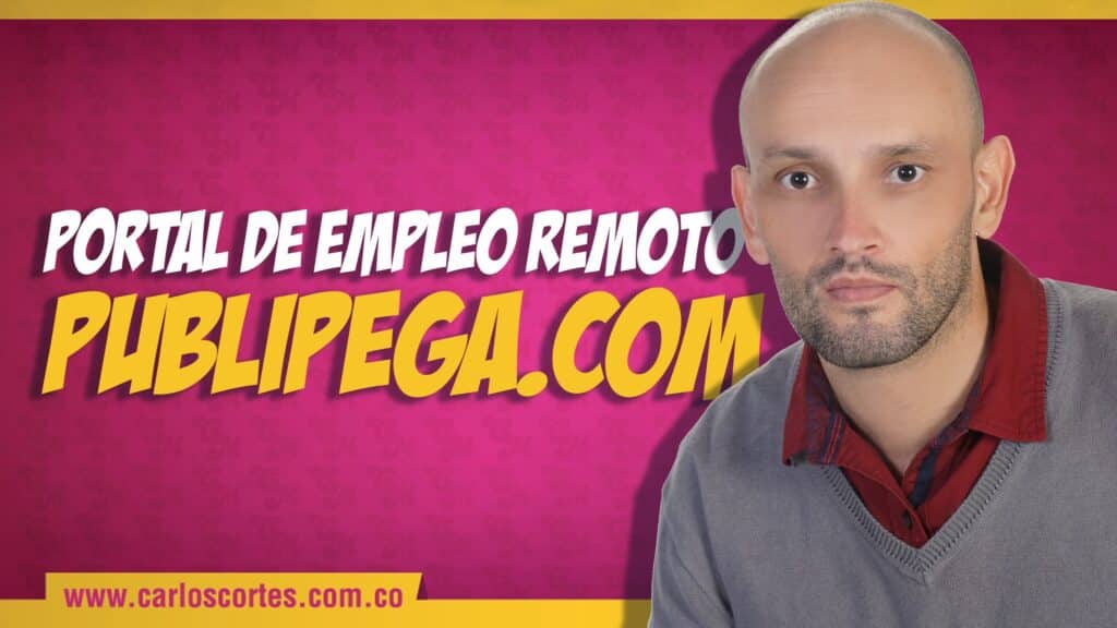 Portal de trabajo remoto Publipega