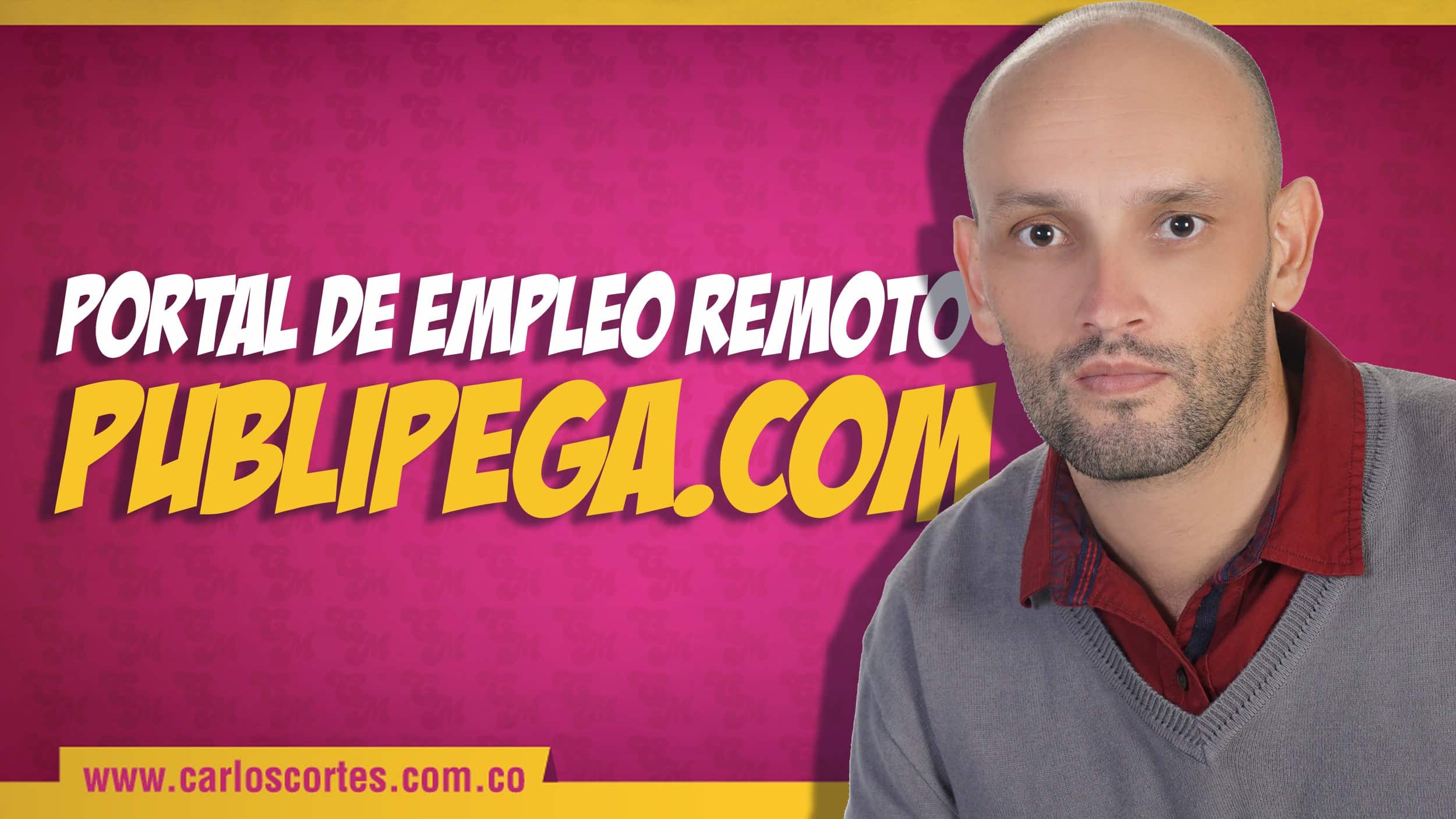 Portal de trabajo remoto Publipega