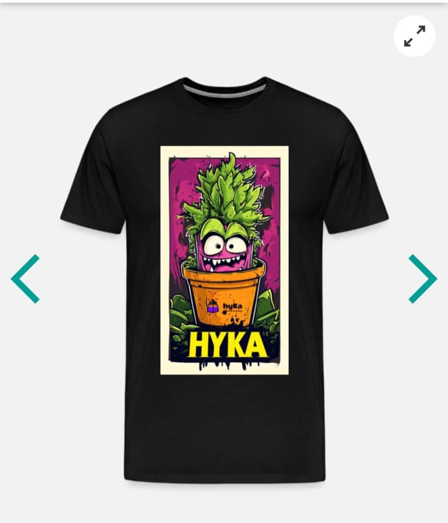 Diseño de camiseta para Hyka