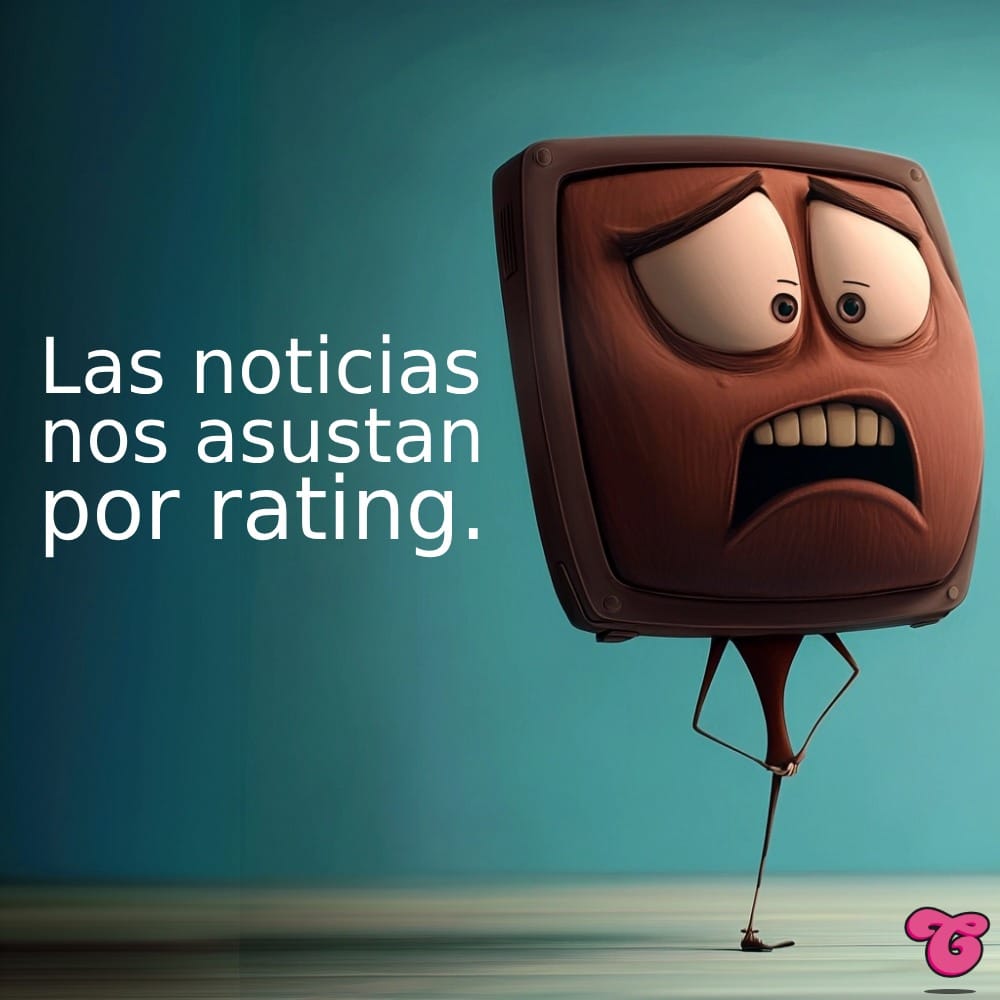 Las noticias nos asustan por rating